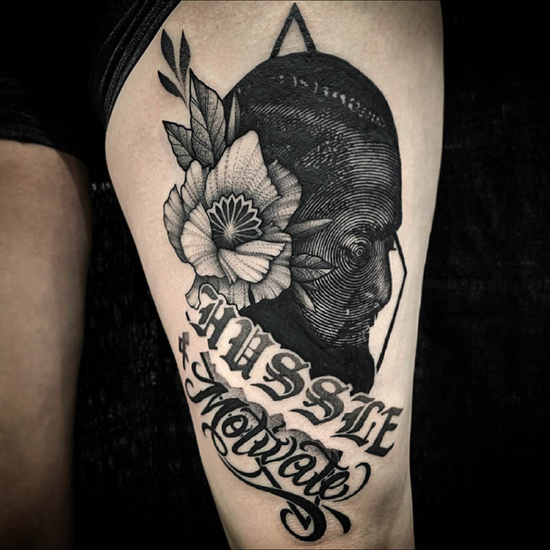 Jymi Calkins, Dotbot, Tattoo Artist, Rooster Magazine